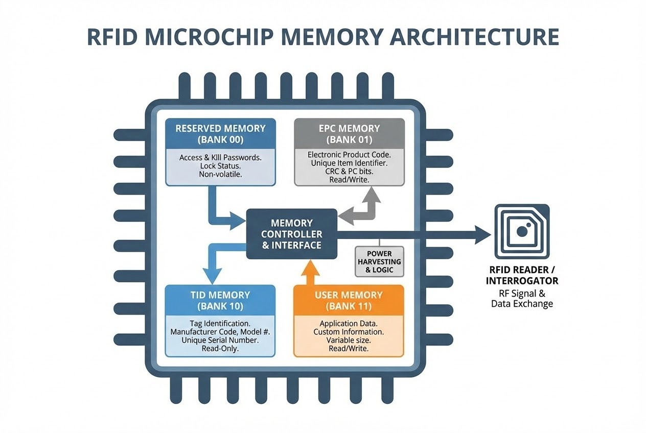 RFID Memory Banks Diagram