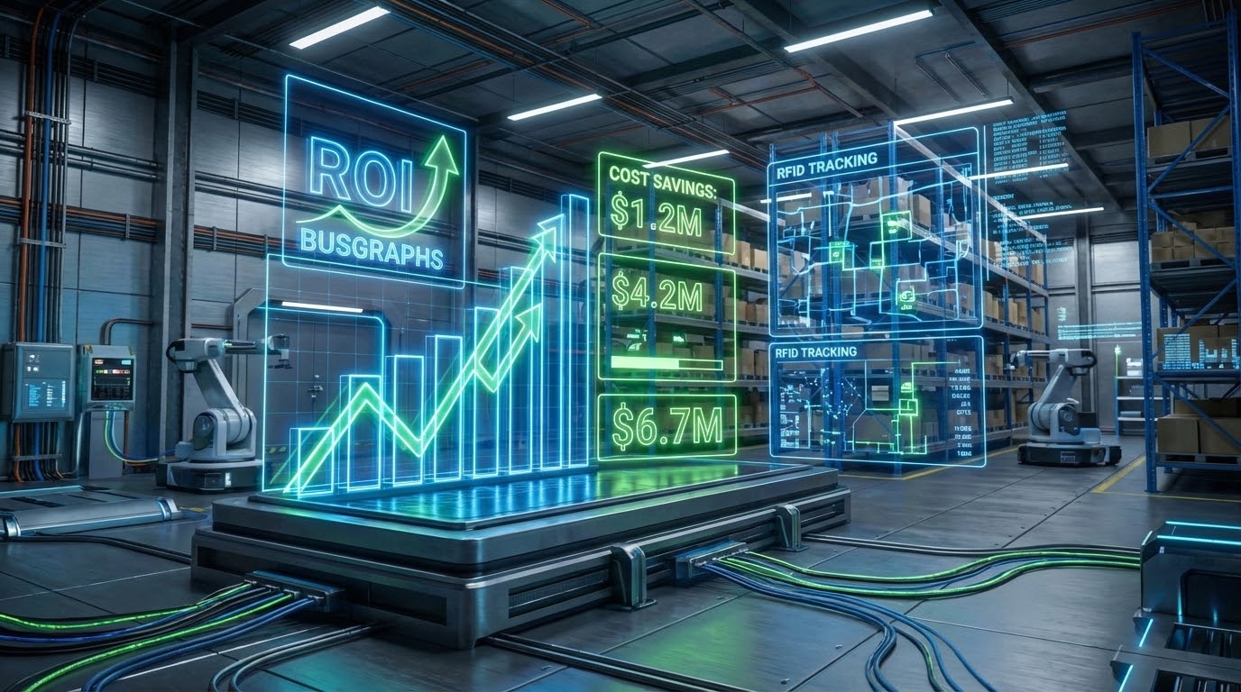 RFID ROI and Cost Saving Dashboard