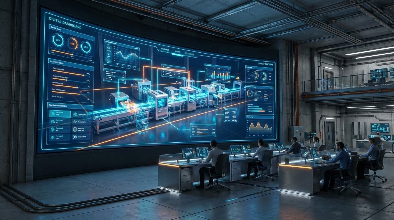 Industry 4.0 Smart Factory Concept