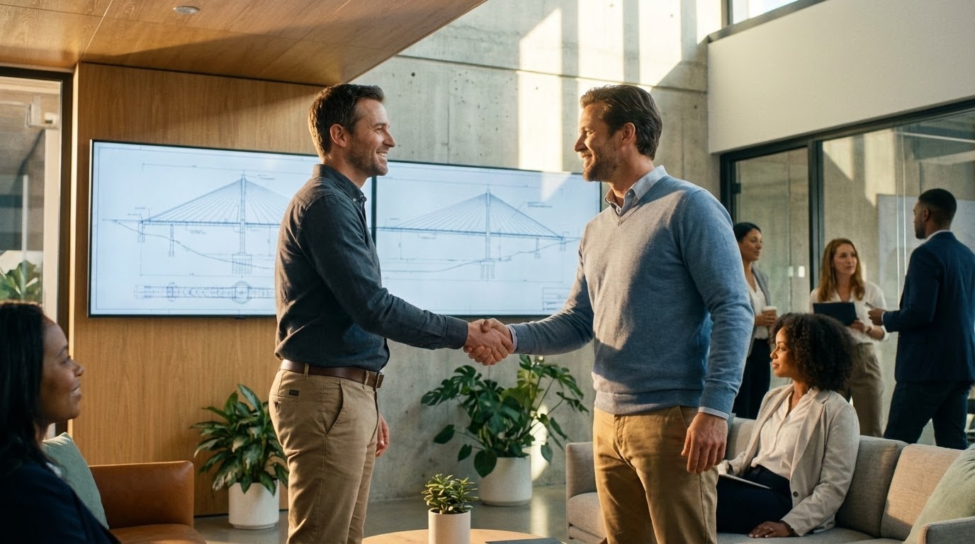 ภาพบรรยากาศการร่วมมือทางธุรกิจ