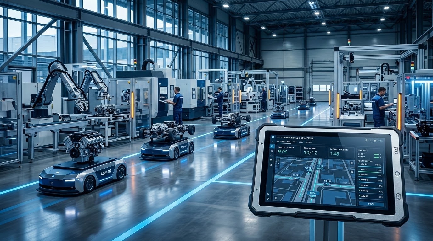 AGV Fleet Management System Cover