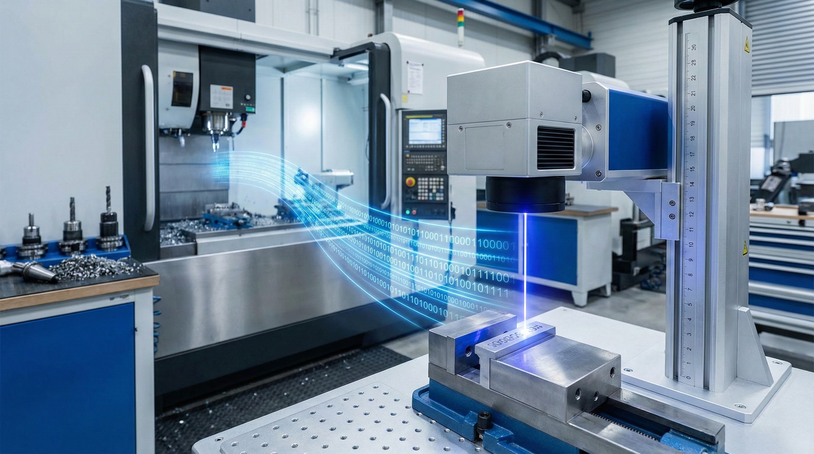 ระบบ Auto Transfer Laser Mark ในโรงงาน