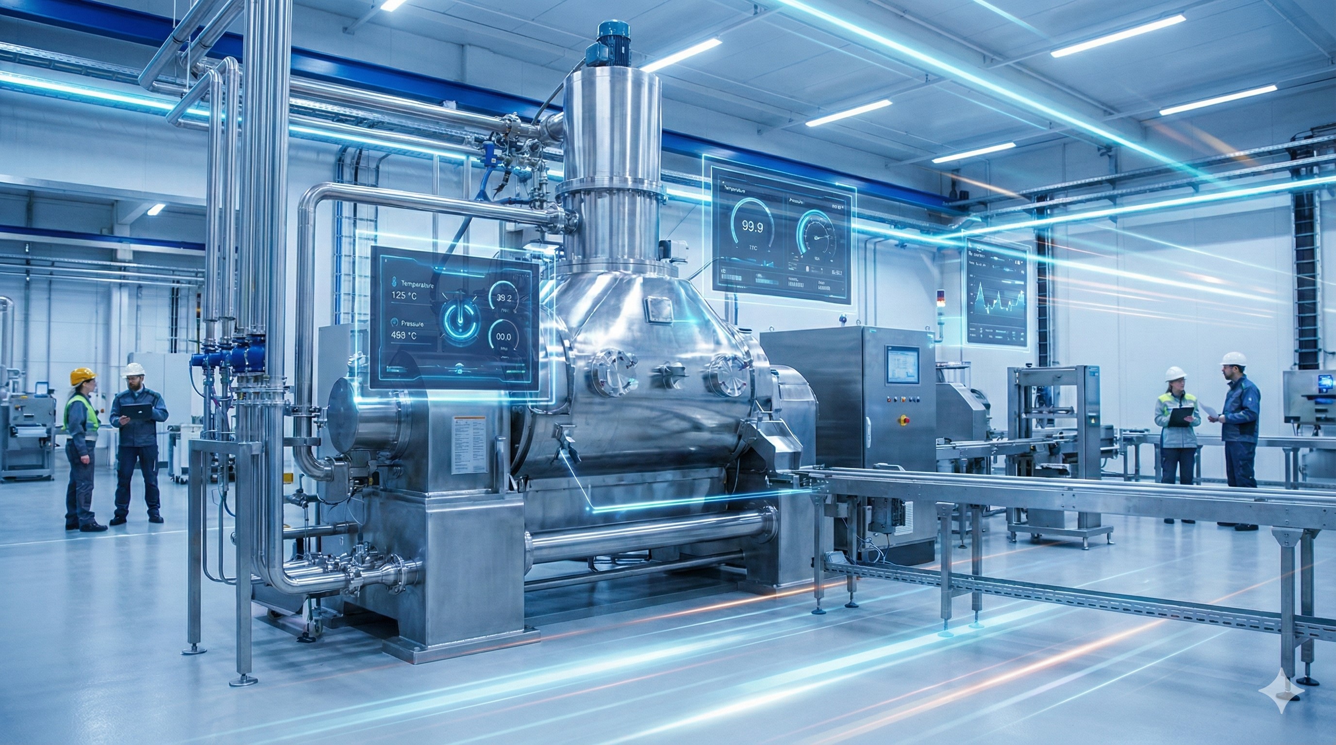 หน้าจอควบคุมเครื่อง Banbury Mixer