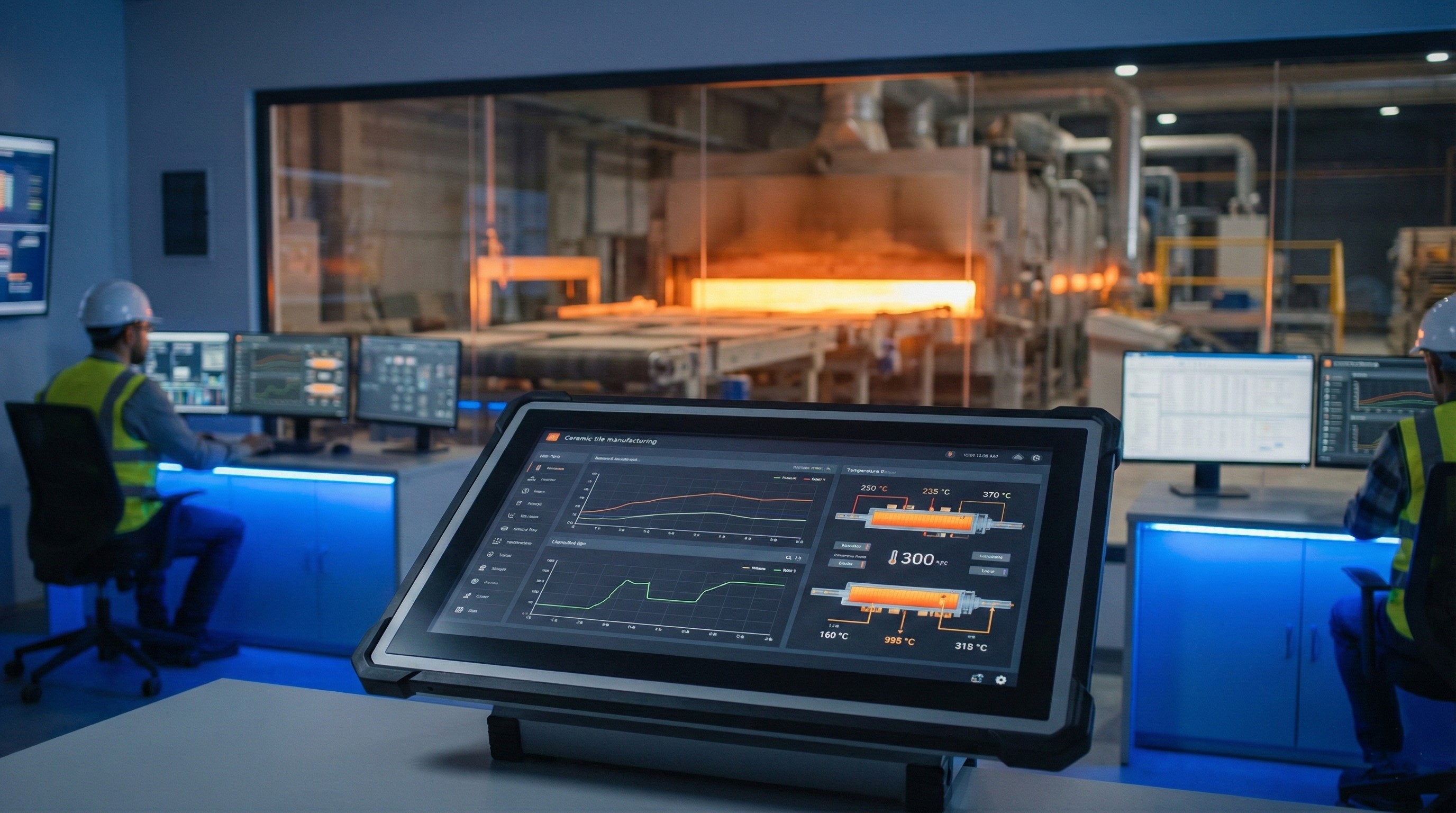 ระบบควบคุมเตาเผาเซรามิกด้วย Industrial PC
