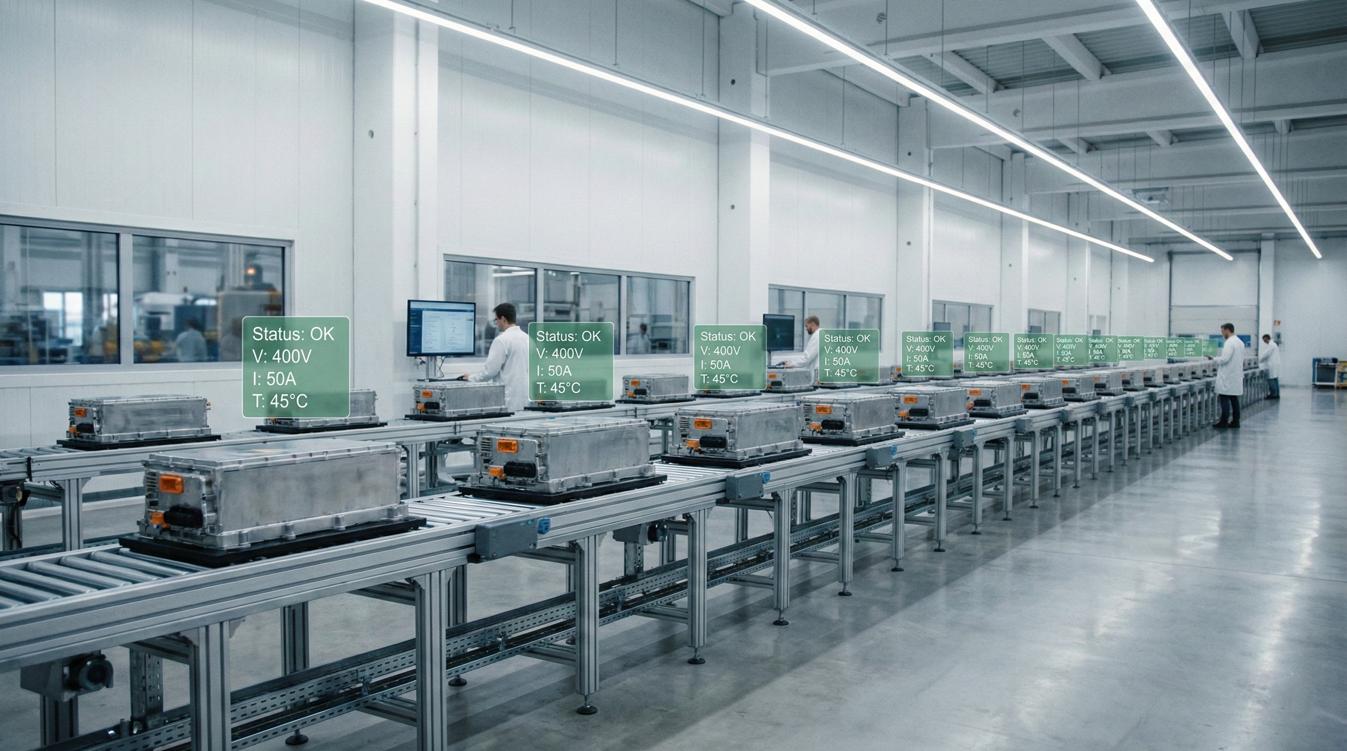 ไลน์ทดสอบโมดูลชาร์จแบบ Burn-in Test